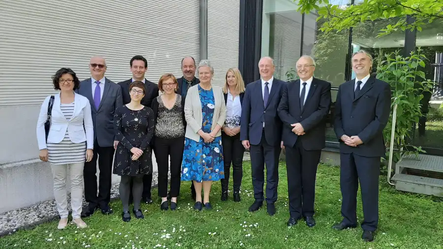 Treffen zwischen Generalbischof Ivan Eľko und Bischof Dr. Michael Bünker in Wien